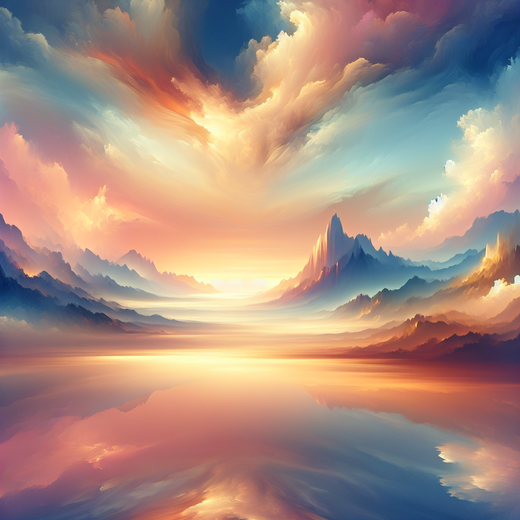 Serene landscape representing grace and tranquility