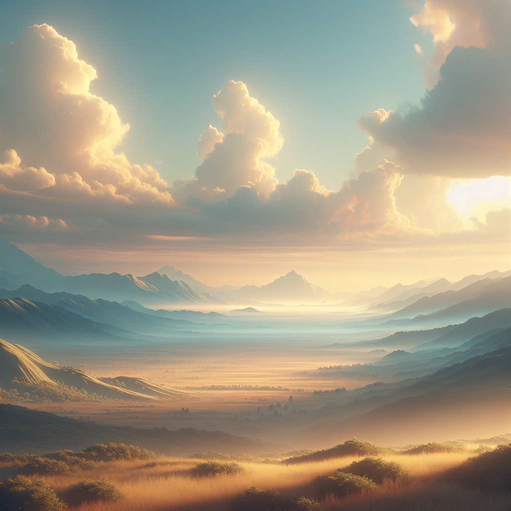 Landscape symbolizing God's sovereignty