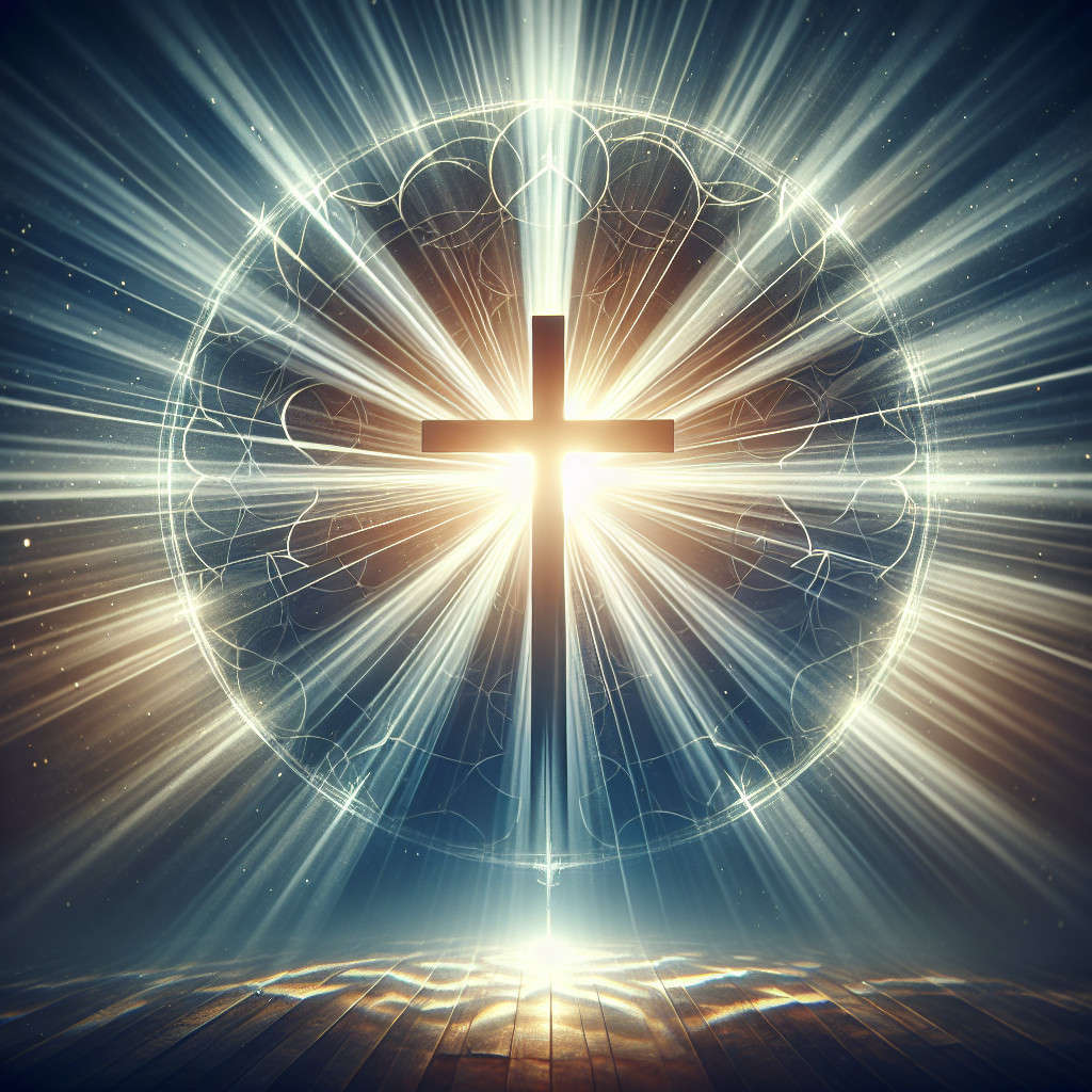 Symbolic illustration of the cross representing definite redemption