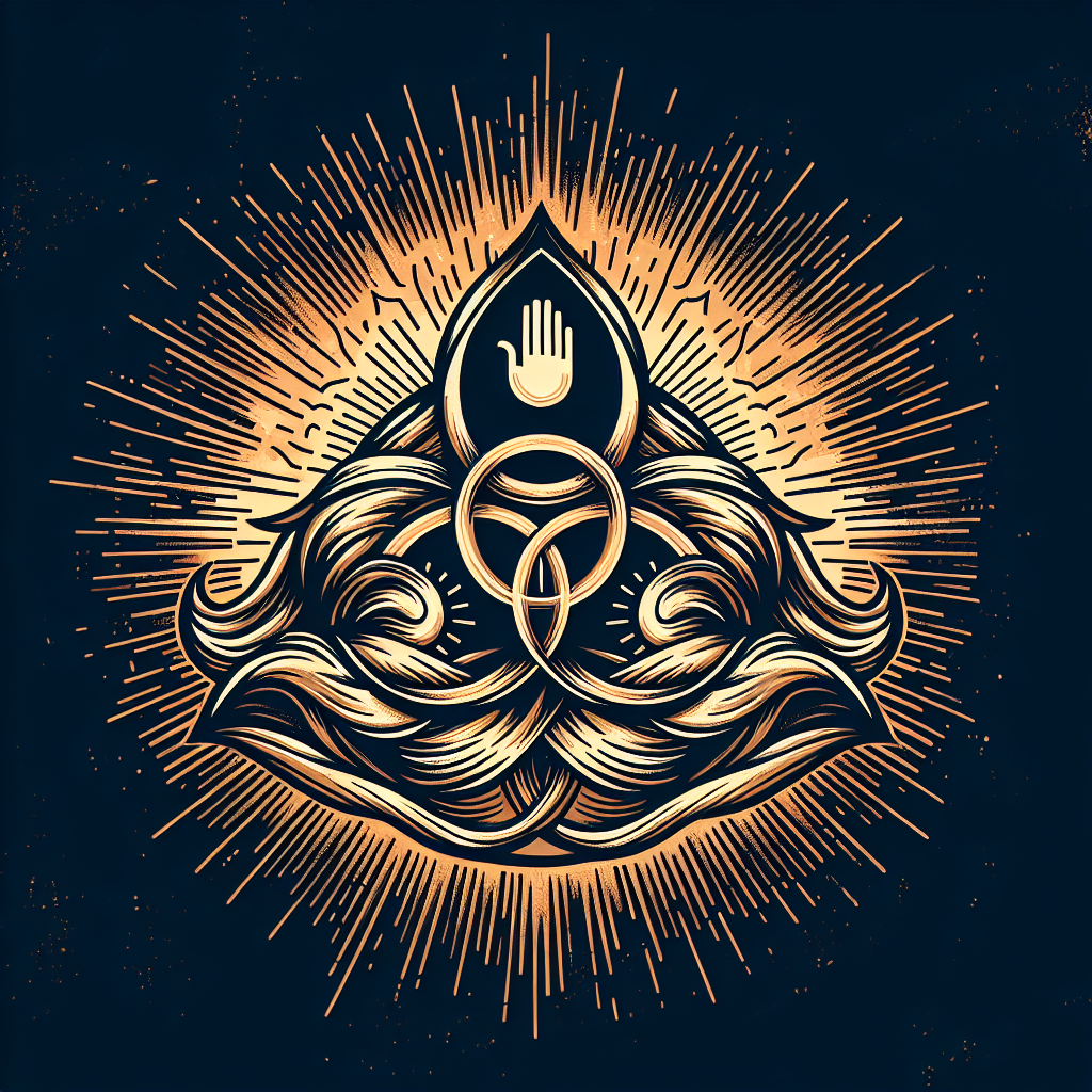 Symbolic representation of the Trinity and redemption