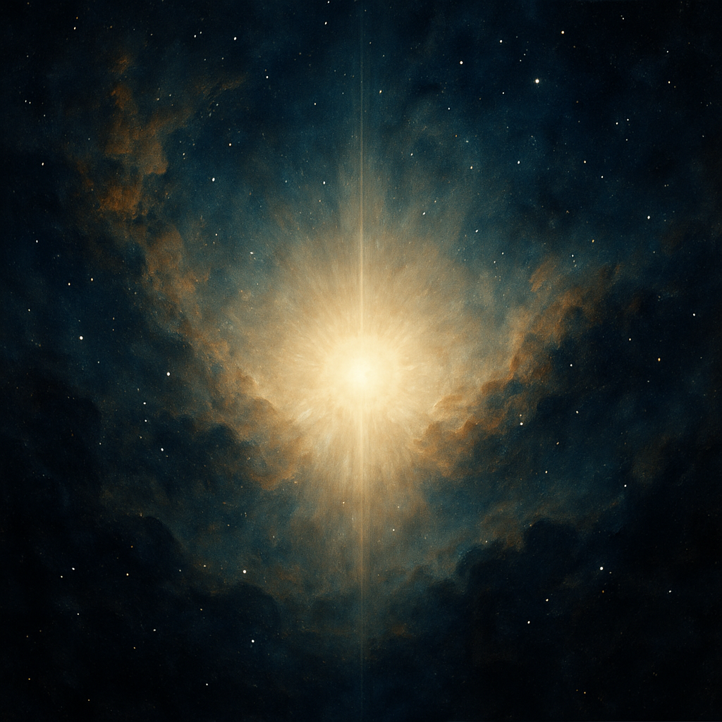 Abstract representation of God's aseity and independence.